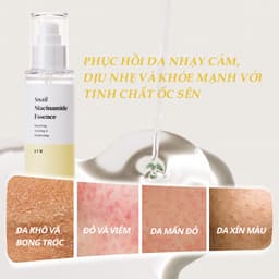 Thumbnail Tinh Chất Phục Hồi Và Làm Dịu Da Chiết Xuất 95% Dịch Tiết Ốc Sên + 2,8% Niacinamide 4PM Snail Niacinamide Essence 100ml 4