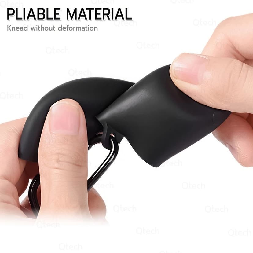 Ảnh Ốp Case SoundPEATS Pop Clip Silicone Có Móc Khóa (Đen) 3