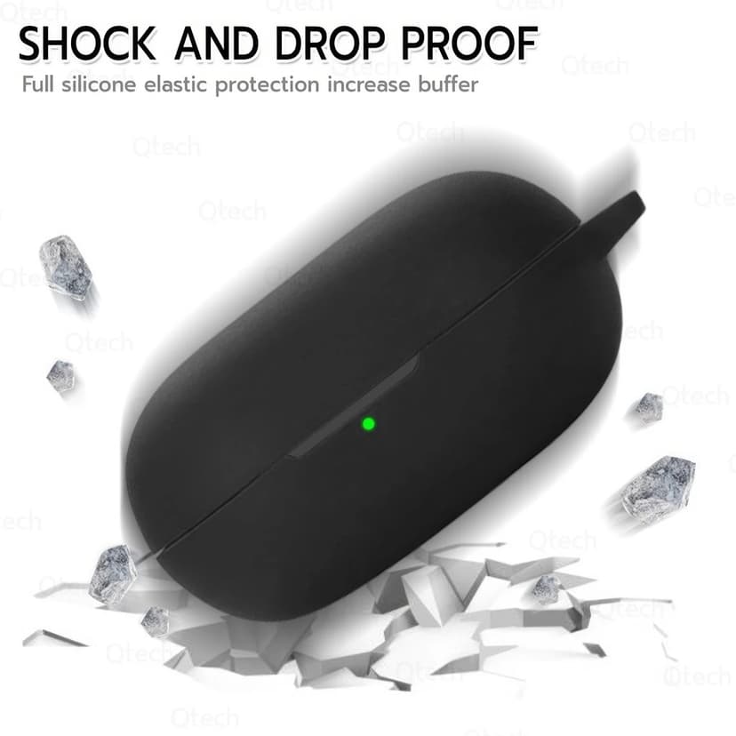 Ảnh Ốp Case SoundPEATS Pop Clip Silicone Có Móc Khóa (Đen) 4