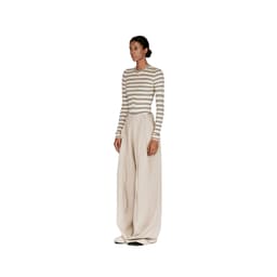 Thumbnail làminapparel - STRIPED BUTTON BODYSUIT - GREY | CREAM 2