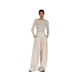 Thumbnail làminapparel - STRIPED BUTTON BODYSUIT - GREY | CREAM 3