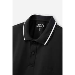 Thumbnail Áo Polo BOO Unisex Dáng Regular Thêu Logo Essential Ngắn Tay Có Cổ Chất Liệu thoáng mát 2