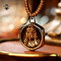 Thumbnail Vòng Cổ Đồng hộ mệnh Tát Cơ Lạp Mẫu Nepal MYPAPA - Phật Giáo Tây Tạng 2
