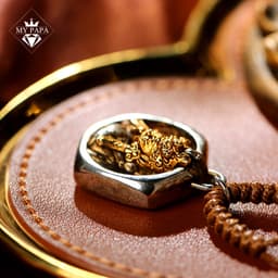 Thumbnail Vòng Cổ Đồng hộ mệnh Tát Cơ Lạp Mẫu Nepal MYPAPA - Phật Giáo Tây Tạng 1