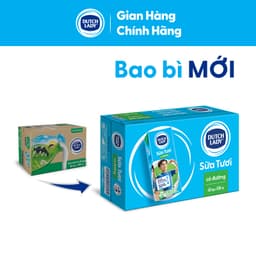 Thumbnail Thùng 48 Hộp Sữa Tươi Tiệt Trùng Dutch Lady Có Đường 48x180ml 3