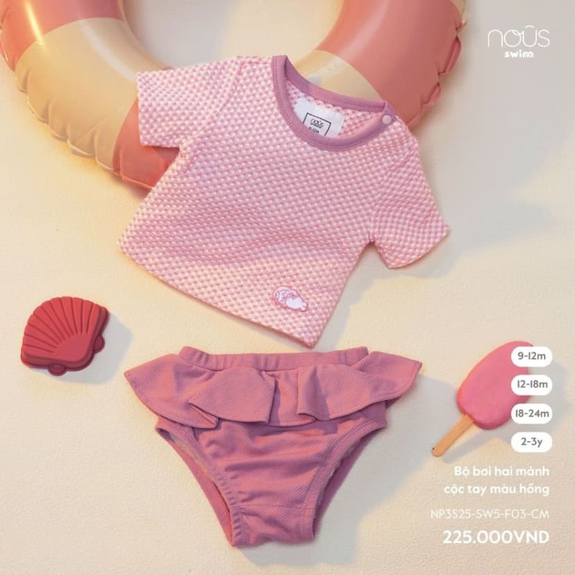 Ảnh Bộ đồ bơi NOUS nhiều màu sắc cho bé trai và gái từ 9 tháng 2