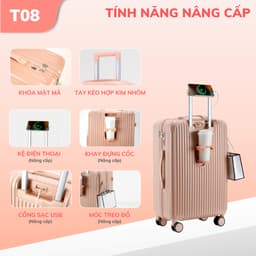 Thumbnail Vali kéo du lịch Kingsun KS-155/T01/T08 Size 20/24 Bảo Hành 5 Năm 3