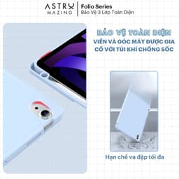 Thumbnail Bao da F03 nâng cấp 3 lớp chống sốc AstroMazing có khay đựng bút, cover dành cho iPad Pro 11 Air 4 5 Gen 9 4