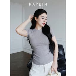 Thumbnail Áo thun KAYLIN form Basic chất vải thun cotton co giãn phong cách BST Hè 2025 - N2463 1