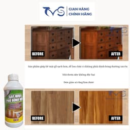 Thumbnail Sáp phủ bóng sàn TVS -500ML, phủ bóng mọi chất liệu sàn gỗ, gạch, đá bảo vệ sàn chống trơn trượt 4