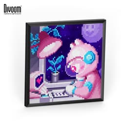Thumbnail Màn hình led trang trí Divoom Pixoo-64 64x64 pixel, bảng đèn led trang trí bàn, treo tường 2
