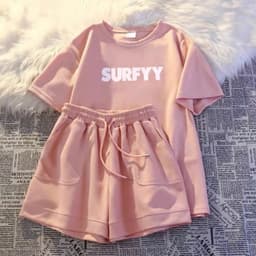 Thumbnail Set Đồ Nữ Cotton SUREYY NAD, Bộ Quần Áo Nữ Mặc Nhà Form Rộng Thoáng Mát Bộ Thể Thao Nữ Mùa Hè Tay Lỡ 1