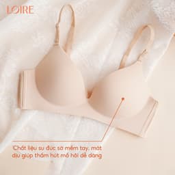 Thumbnail Áo Lót Không Gọng Đệm Mỏng Thoải Mái Cúp Chữ V Sâu Định Hình Ngực Loire AL250304 4