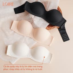 Thumbnail Áo Ngực Su Áo Quây Không Gọng Đệm Mỏng Ôm Ngực Tự Nhiên Loirechic AL250307 1