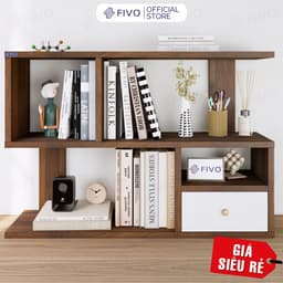 Thumbnail Kệ Sách Gỗ Để Bàn Hiện Đại FIVO FB20 Dày Dặn, Bền Chắc, Decor Linh Hoạt, Dễ Dàng Lắp Ráp 1
