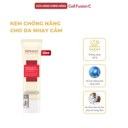 Thumbnail Kem Chống Nắng Thuần Vật Lý An Toàn Cho Mẹ Bầu & Em Bé Cell Fusion C Derma Relief Sunscreen 100 SPF 50+/PA++++ 2