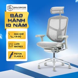 Thumbnail Ghế công thái học Nghia Furniture Ergohuman Enjoy 02, Lưới Matrex Mỹ, piston class 4, ngả ghế 138 độ 3