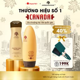 Thumbnail Dầu gội cặp kích thích mọc tóc Arganmidas tinh chất Argan Oil nuôi dưỡng tóc chắc khỏe, combo gội xả hỗ trợ dày tóc 1