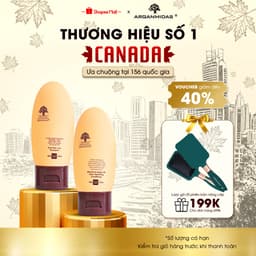 Thumbnail dầu gội ngừa rụng tóc, hỗ trợ dày tóc và dầu xả siêu dưỡng ẩm Arganmidas 50ml 1