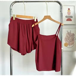 Thumbnail Đồ Ngủ Thun 2 Dây Quần Cộc Nữ HISEXY Đủ Size Dưới 75Kg MS56 3