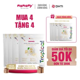 Thumbnail Khăn mặt nén, khăn tắm du lịch Mamamy Tropical dùng một lần tiện lợi chất liệu 100% sợi tư nhiên và rayon 1