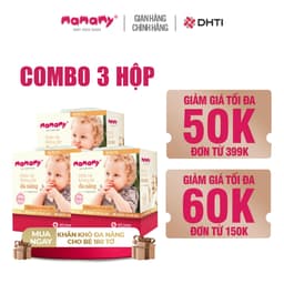 Thumbnail Khăn khô đa năng Mamamy cao cấp combo 3 hộp dùng thay khăn sữa, an toàn cho bé 180 tờ/hộp 1