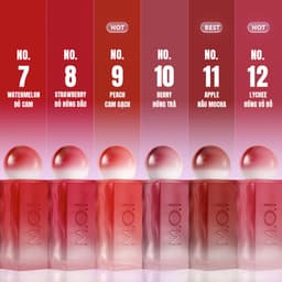 Thumbnail Bộ 6 màu Son tint MOI Cotton Candy - Son Kẹo Nhẹ Như Bông - Matte Lasting Lip Tint 4