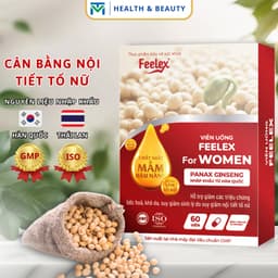 Thumbnail Viên uống mầm đậu nành Feelex For Women hỗ trợ cân bằng nội tiết tố, tăng cường sinh lý nữ - 60v 1