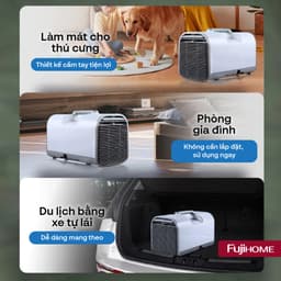 Thumbnail Máy điều hòa mini di động thông minh Fujihome PAC04 thiết kế nhỏ gọn, dễ dàng di chuyển, đa dụng 4
