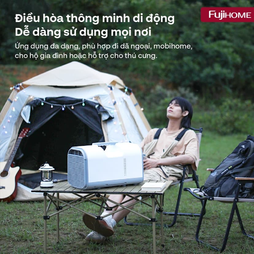 Ảnh Máy điều hòa mini di động thông minh Fujihome PAC04 thiết kế nhỏ gọn, dễ dàng di chuyển, đa dụng 2