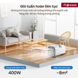 Thumbnail Máy điều hòa mini di động thông minh Fujihome PAC04 thiết kế nhỏ gọn, dễ dàng di chuyển, đa dụng 3
