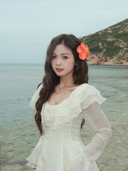 Thumbnail Đầm Nữ Mini Thiết Kế Cổ V Phối Bèo Voan Form Ngắn Nữ Tính -  BEVAL DRESS - GOÛT DE JUN 1