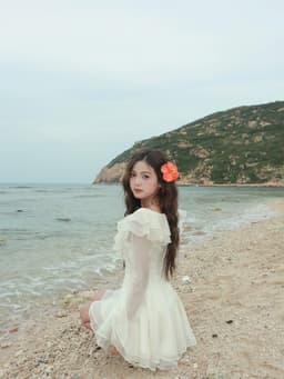 Thumbnail Đầm Nữ Mini Thiết Kế Cổ V Phối Bèo Voan Form Ngắn Nữ Tính -  BEVAL DRESS - GOÛT DE JUN 3