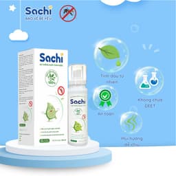 Thumbnail Xịt Chống Muỗi Thảo Dược Sachi An Toàn Cho Bé - Hộp 1 chai 100 ml 1