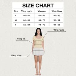 Thumbnail DOTTIE - Áo diễu ly tay phồng - Vàng - T1076 2