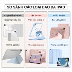 Thumbnail Bao da DIY D02 lưng kính chống ố vàng dành cho iPad DIY V2 AstroMazing - Case cho Pro 11 Air 4 5 Gen 9 2