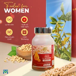 Thumbnail Viên uống mầm đậu nành Feelex For Women hỗ trợ cân bằng nội tiết tố, tăng cường sinh lý nữ - 60v 2