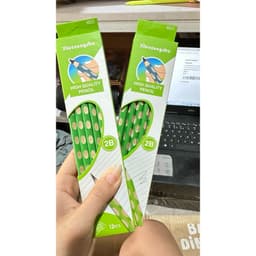 Thumbnail Hộp 12 Bút Chì Gỗ Định Vị 2B Dùng Để Luyện Viết Chữ Cho Học Sinh LD01 Việt Hà Tặng Kèm Gọt Chì 1