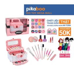 Thumbnail Bộ trang điểm thật cho bé gái an toàn Pikaboo chất liệu trang điểm thật, an toàn, dễ dàng rửa sạch với nước 1