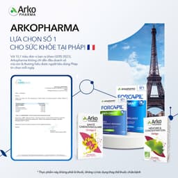 Thumbnail HSD 9.2025 - Nước uống bổ não Arkopharma Arkofluides Ginkgo Biloba BIO 20 ống x 10ml 1