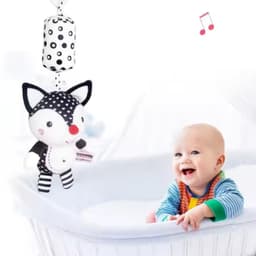Thumbnail Lục Lạc Treo Nôi Cho Bé - Thú Nhồi Bông Treo Xe Đẩy Em Bé Có Chuông Size To 1