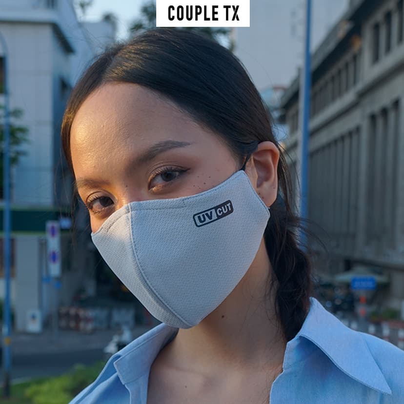 Ảnh Khẩu Trang Chống Nắng UV Couple TX Logo Phản Quang MFA 1006 3