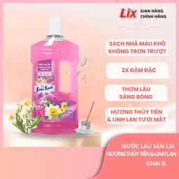 Thumbnail Nước lau sàn Lix siêu sạch nhiều mùi hương chai 1L, sàn sạch sáng bóng ngát hương thơm Lixco Việt Nam 3