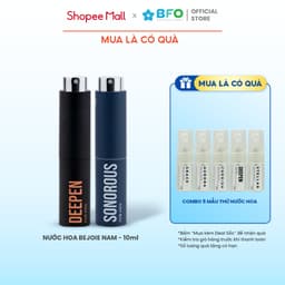 Thumbnail Nước Hoa Nam Thơm Lâu Mini Hương Thơm Thanh Lịch BFO Bejoie 10ml 1