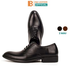Thumbnail Giày nam oxford công sở da bò nappa cao cấp màu đen G103- Bụi leather- hộp sang trọng -Bảo hành 12 tháng 1