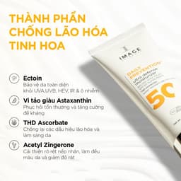 Thumbnail Kem chống nắng cho da lão hóa IMAGE Skincare DAILY PREVENTION Ultra Defense Moisturizer SPF 50 (7g) 4