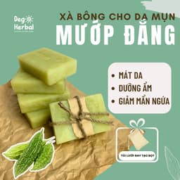 Thumbnail Xà Bông Sinh Dược Thiên Nhiên Mướp Đắng DEGO PHARMA 100G Tẩy Tế Bào Chết, Sáng Da, Cải Thiện Làn Da 1