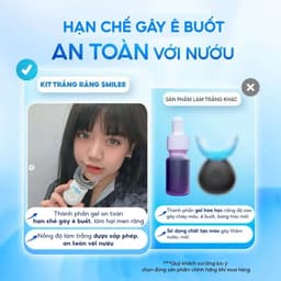 Thumbnail - Bộ Kit trắng răng tại nhà Smilee Max - Trắng răng từ 2 đến 6 tông sau 7 ngày, tùy thuộc vào cơ địa 2