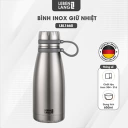 Thumbnail Bình giữ nhiệt Lebenlang LBL1660,LBL1661,LBL1662 inox cao cấp không gỉ,lõi lọc trà đi kèm,chính hãng 2