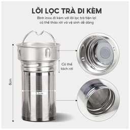 Thumbnail Bình giữ nhiệt Lebenlang LBL1660,LBL1661,LBL1662 inox cao cấp không gỉ,lõi lọc trà đi kèm,chính hãng 3